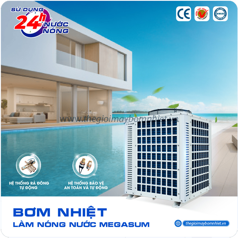 Máy bơm nhiệt Heat Pump Megasun MGS-2HP-300L