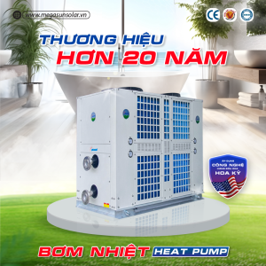 Máy nước nóng bơm nhiệt công nghiệp Megasun MGS-15HP-5000