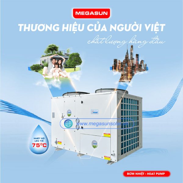 Máy nước nóng bơm nhiệt Megasun MGS-10HP-6000L