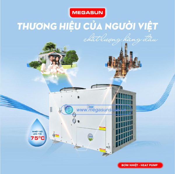 Heatpump Megasun MGS-10HP-5000L - Sự lựa hàng đầu trong các công trình dân dụng và công nghiệp