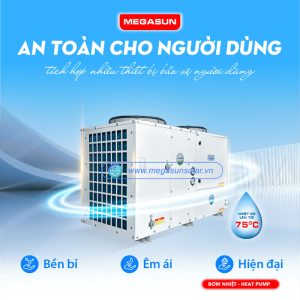 Máy nước nóng trung tâm heatpump Megasun MGS-10HP-5000L