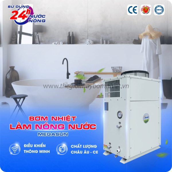 Nước nóng trung tâm gia đình Megasun MGS-1HP-250L