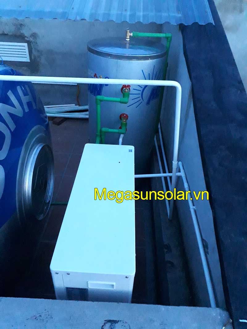 Bơm nhiêt bình tách rời Megasun giúp tiết kiệm 80% điện năng