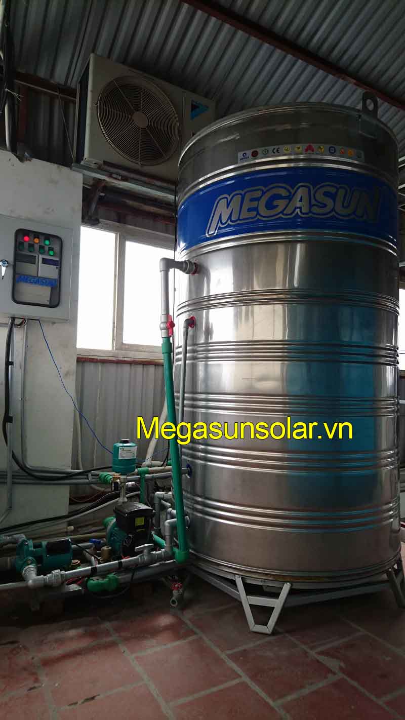 Bồn bảo ôn Megasun có tác dụng giữ nhiệt tối đa 72 giờ