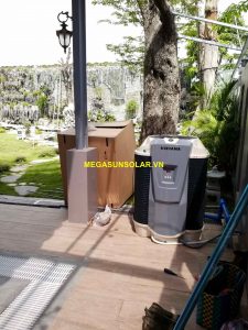 Bơm nhiệt Heat Pump Nirvana F65 làm nóng nước cho hồ bơi