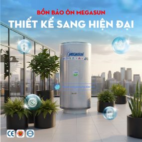 Lợi ích khi sử dụng bồn inox bảo ôn chịu áp Megasun 500L