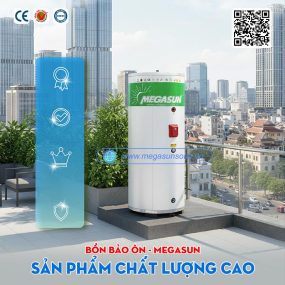 Tuổi thọ của bình nước nóng 200lit Megasun trong điều kiện bảo dưỡng tốt có thể lên tới 40 năm.