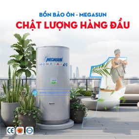Bình nước nóng bảo ôn 300 Lít Megasun MGS-300-CHWT-V