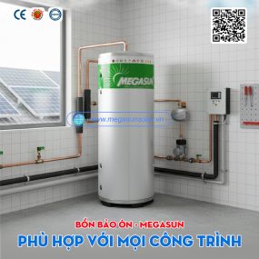 Bồn bảo ôn chịu áp thấp 300L Megasun MGS-300-OCHWT-V-G