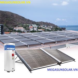 Hệ nước nóng trung tâm năng lượng mặt trời Megasun VC40