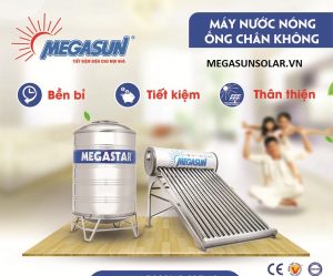 Máy nước nóng năng lượng mặt trời Megasun 150 Lít