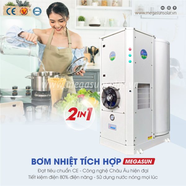 Heat pump Megasun bình tích hợp MGS-5.0-350