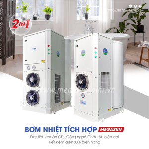 Máy nước nóng bơm nhiệt tích hợp all in one Megasun MGS-5.0-400
