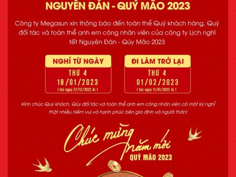 Lịch nghỉ tết 2023 Megasun solar