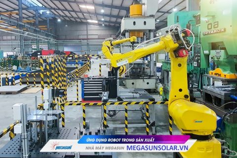 Nhà máy Megasun ứng dụng robot hàn tự động