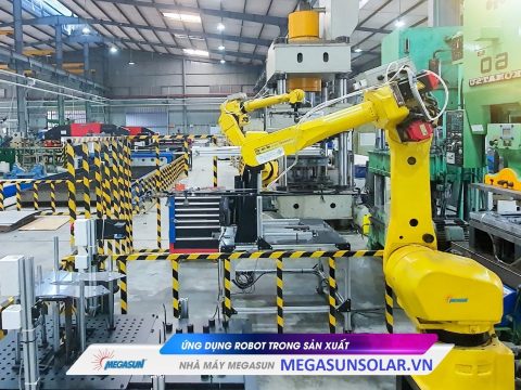 Nhà máy Megasun ứng dụng robot hàn tự động