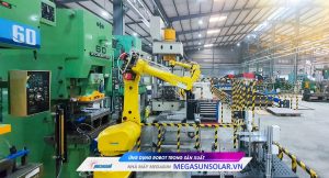 Robot hàn tự động được Megasun ứng dụng rộng rãi trong các dây chuyền sản xuất tại nhà máy Megasun- Đồng Nai- Việt Nam