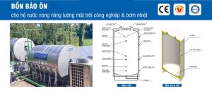 Cấu tạo chi tiết bồn bảo ôn giữ nhiệt Megasun không chịu áp