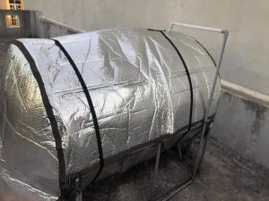 Hạn chế việc bọc bảo ôn cho bồn nước