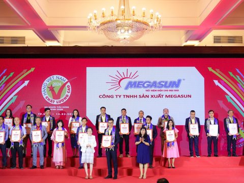 Megasun đạt chứng nhận hàng Việt Nam chất lượng cao 2024