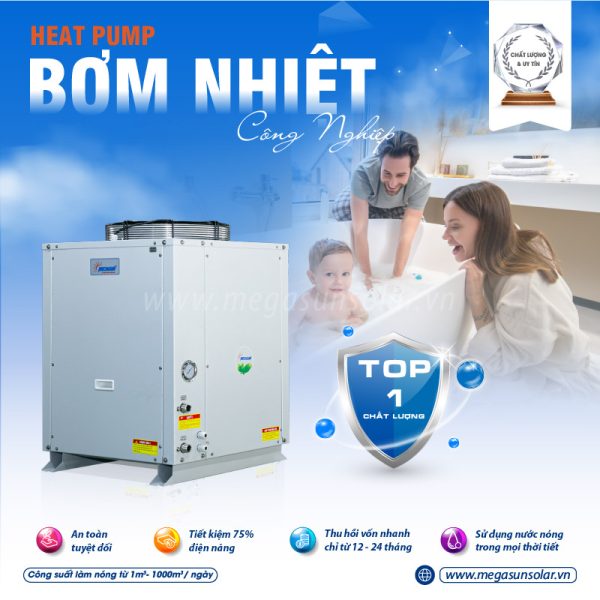 Máy bơm nhiệt bình tách rời Megasun MGS-2.5HP-D