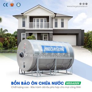 Bồn bảo ôn chịu áp cao Megasun 1500 Lít MGS-1500-CHWT-V