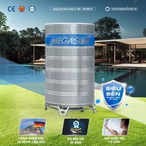 Bồn bảo ôn chịu áp thấp Megasun 400 Lít - Giải pháp giữ nhiệt lên tới 72h