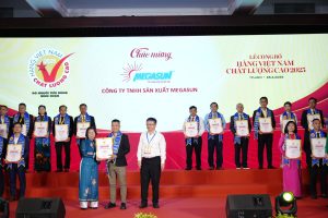 Megasun đạt liên tiếp 12 năm hàng Việt Nam chất lượng cao năm 2025