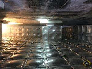 Bồn nước inox vuông 1000l