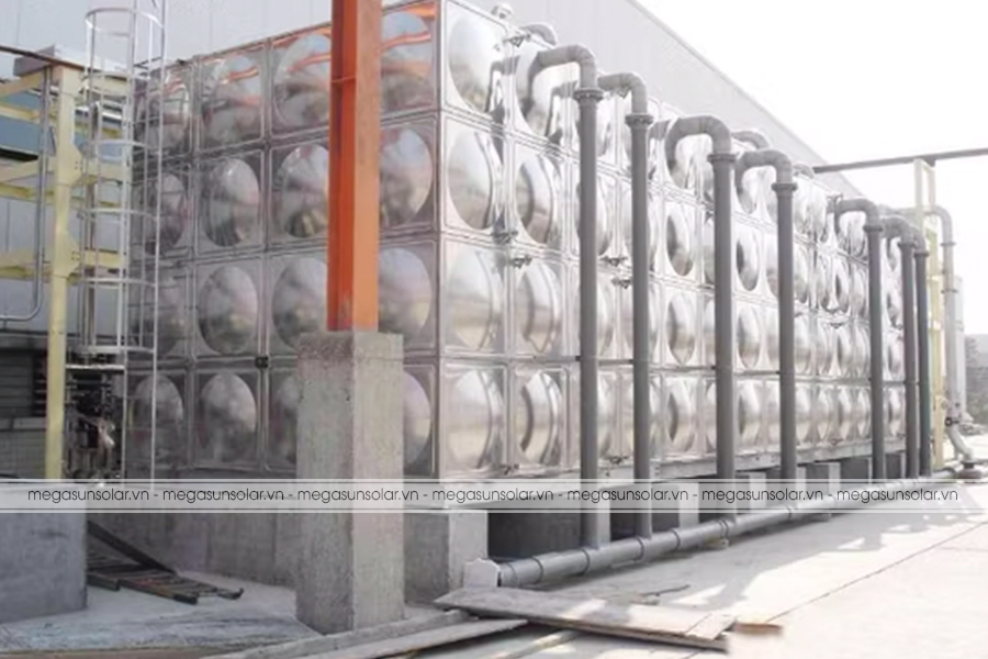 bể nước lắp ghép inox công nghiệp
