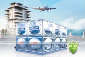 Bồn nước inox vuông