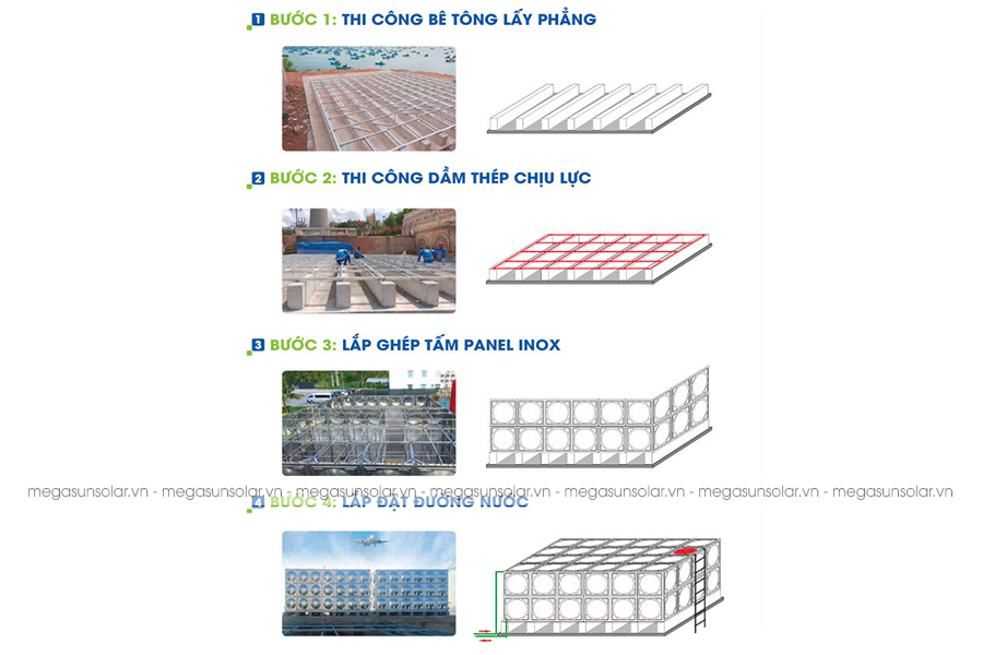 Bồn nước inox công nghiệp