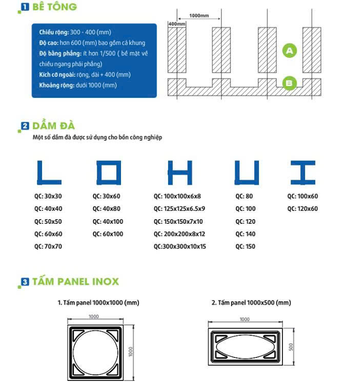 Bể nước inox lắp ghép