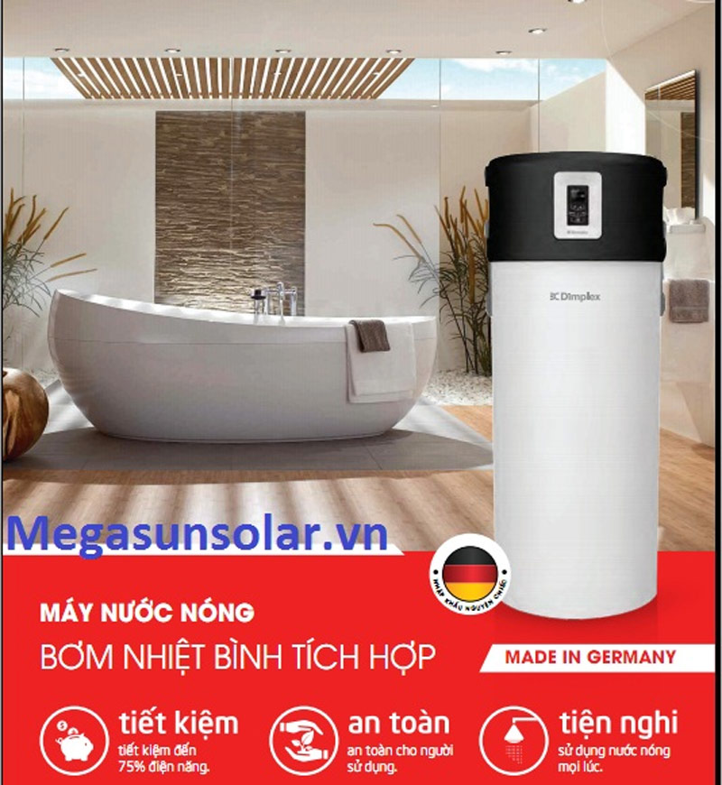 Ưu điểm của máy nước nóng bơm nhiệt Dimplex