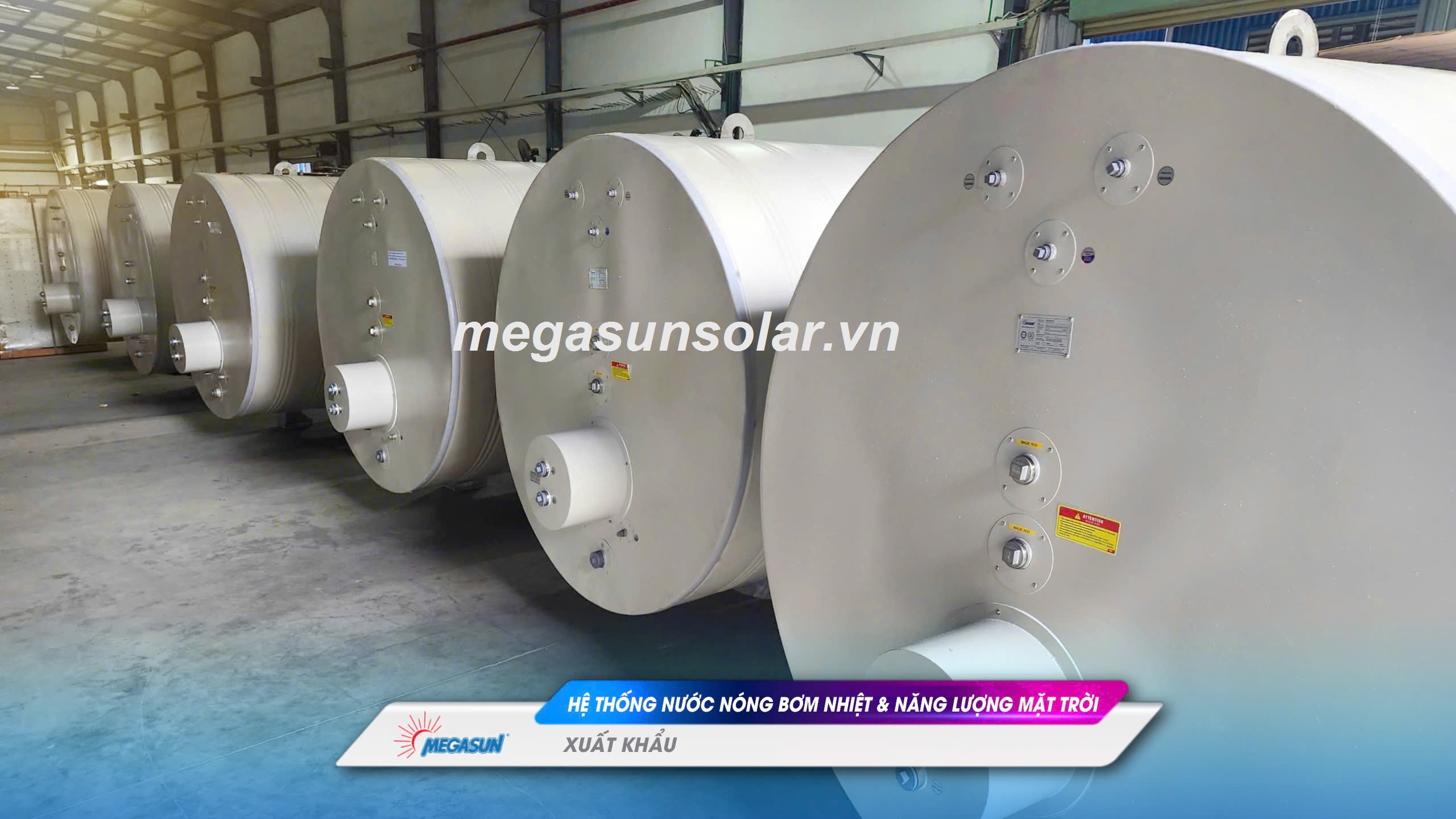Bồn bảo ôn giữ nhiệt Megasun thiết kế theo công nghệ tiên tiến chất lượng cao