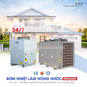Heatpump tận dụng nhiệt từ không khí để làm nóng nước, giúp tiết kiệm chi phí điện năng