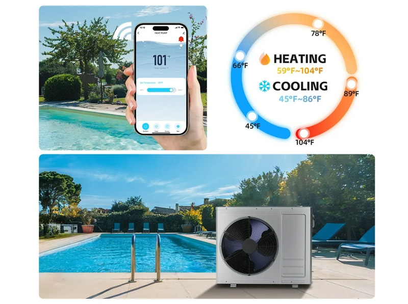 Ưu điểm máy Heatpump hồ bơi Nirvana