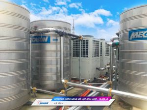 Công trình hệ thống bơm nhiệt kết hợp bồn bảo ôn tại Hà Tĩnh