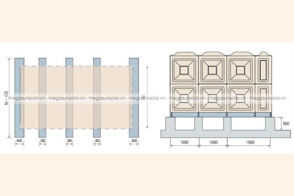 Bể chứa nước composite