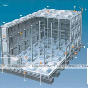 Bể nước lắp ghép vật liệu GRP