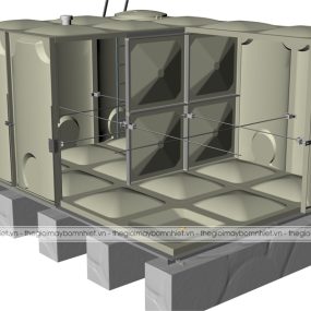 bể composite lắp ghép