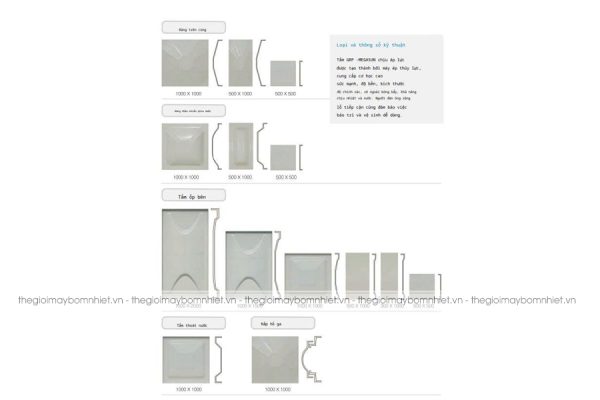 Bể nước lắp ghép vật liệu GRP