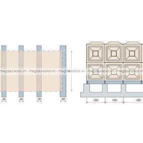Bồn nước lắp ghép