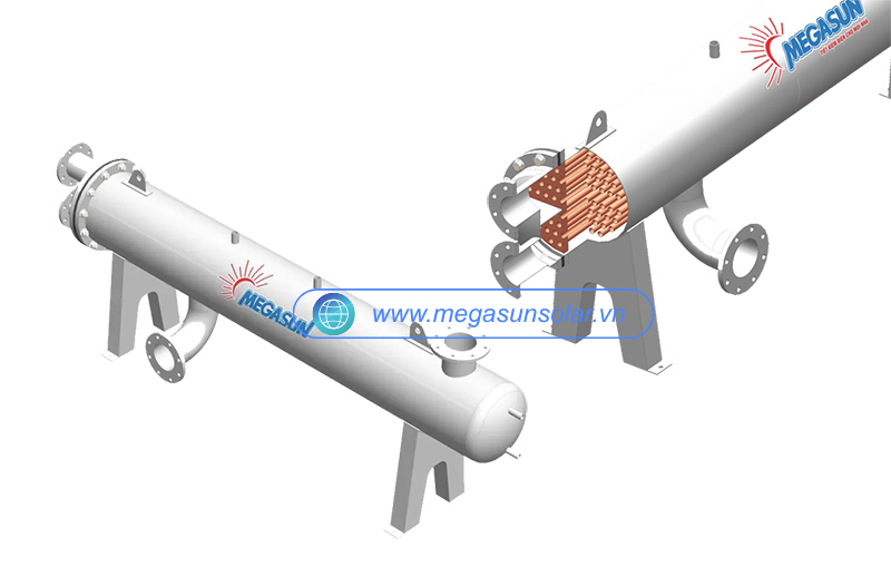 Vật liệu chế tạo và tiêu chuẩn kỹ thuật của Heat Exchanger Megasun