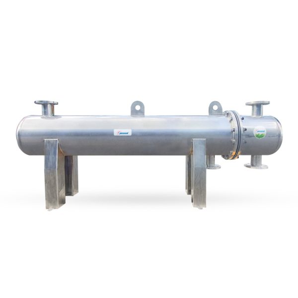 Bộ trao đổi nhiệt nước nóng inox 304 Megasun-HEX-50-U-PN10-304-304-PU-304