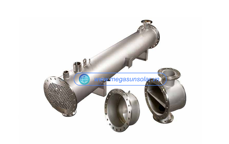 Heat Exchanger có cấu tạo gồm nhiều bộ phận