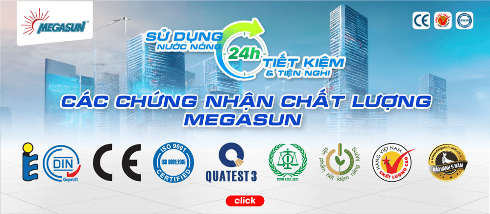 Tấm thu năng lượng mặt trời Megasun đạt chuẩn chất lượng Châu Âu