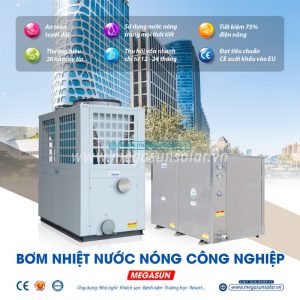 Nâng cao hiệu suất, cắt giảm 80% chi phí điện năng với giải pháp nước nóng trung tâm Megasun.