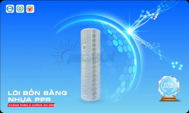 Ưu điểm máy nước nóng năng lượng mặt trời lõi PPR- Chịu được nước phèn