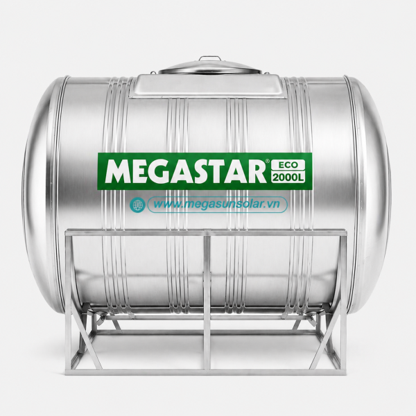 Bồn tròn Inox Megastar (Megasun) bồn nằm